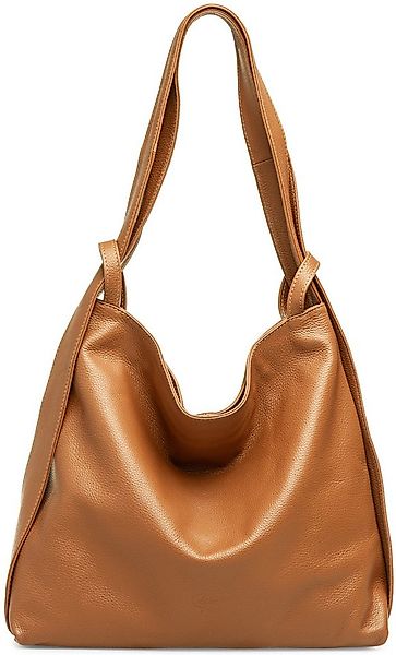 Caspar Schultertasche 2 in 1 XL Leder Damen Rucksack Tasche - PREMIUM LINE günstig online kaufen
