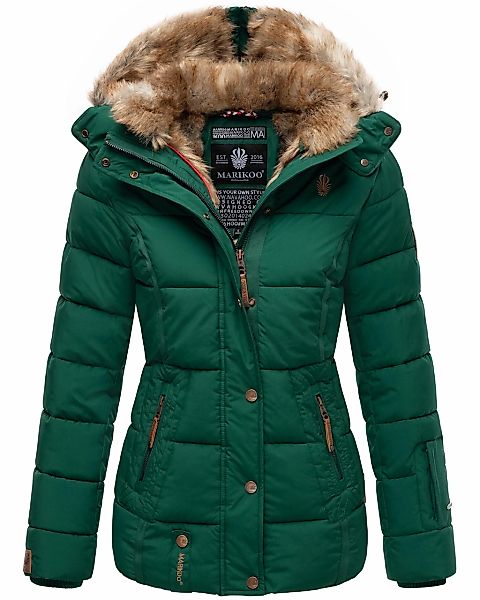 Marikoo Winterjacke "Nekoo" mitKapuze stylische Damen Steppjacke mit großer günstig online kaufen