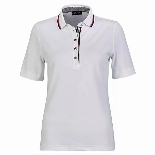 GOLFINO Poloshirt Golfino Club Short Sleeve Polo Optic White günstig online kaufen