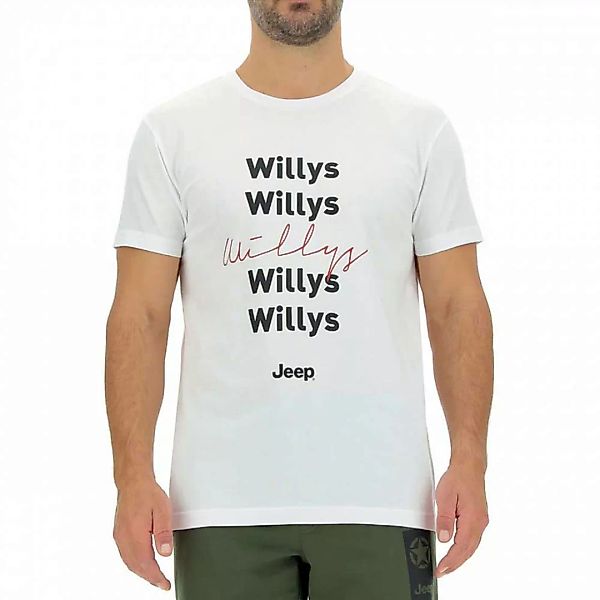Jeep O102065w000 Kurzärmeliges T-shirt 2XL White günstig online kaufen