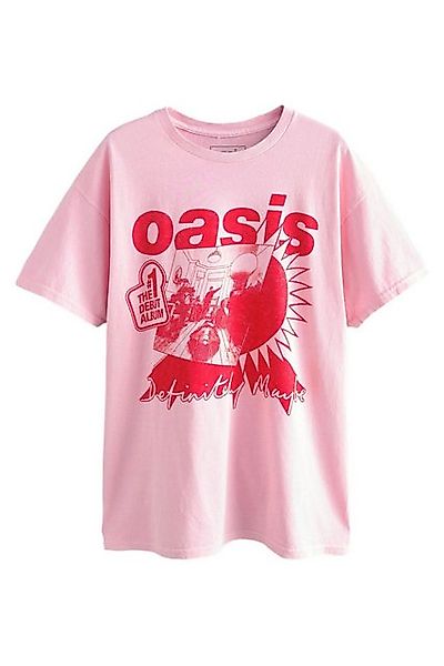 Next T-Shirt Offiziell lizenziertes Relaxed Fit T-Shirt, Oasis (1-tlg) günstig online kaufen