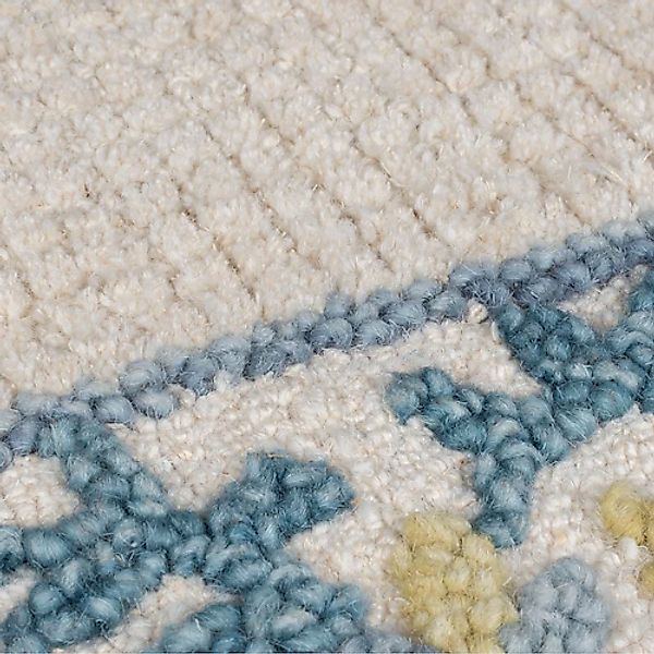 FLAIR RUGS Teppich »Myla Floral«, rechteckig, 8 mm Höhe, mit floralem Rahme günstig online kaufen