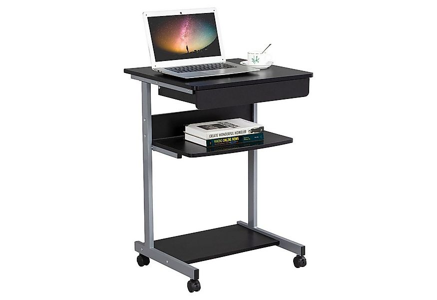 Yaheetech Schreibtisch Computertisch, mit Tastaturablage, Laptoptisch für H günstig online kaufen