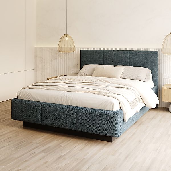 FDM Polsterbett ALMADA modern mit Bettkasten günstig online kaufen