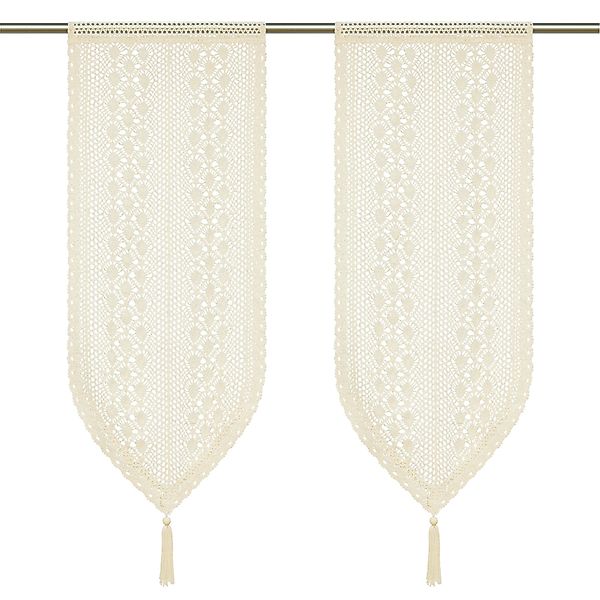Joyswahl Scheibengardine, Stangendurchzug (2 St), transparent, günstig online kaufen