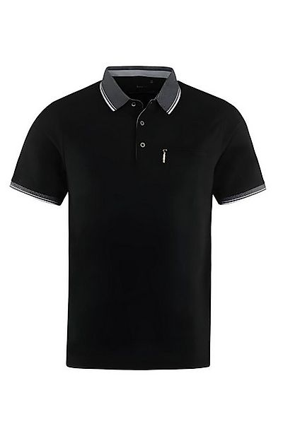 Hajo Poloshirt Piqué-Poloshirt mit Kontrastdetails günstig online kaufen