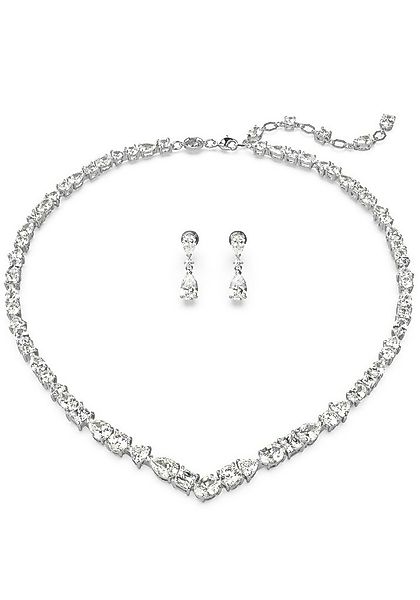 Swarovski Ohrring und Ketten Set Mesmera (Set, 3-tlg), mit funkelnden Swaro günstig online kaufen
