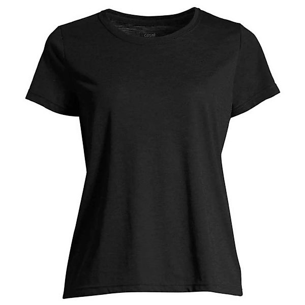 Casall Essential Texture Kurzärmeliges T-shirt 38 Black günstig online kaufen