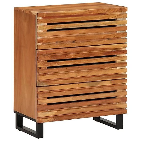 vidaXL Fächerschrank Sideboard 60x34x75 cm Massivholz (1-St) günstig online kaufen