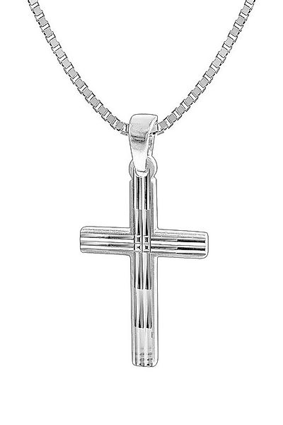 trendor Kette mit Anhänger Kreuz mit Herren-925 Silber 50 cm günstig online kaufen