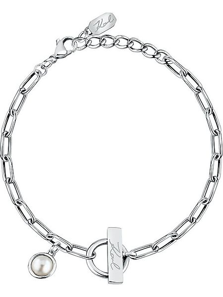 KARL LAGERFELD Armband Karl Lagerfeld Damen-Armband Edelstahl Kunstperle, P günstig online kaufen