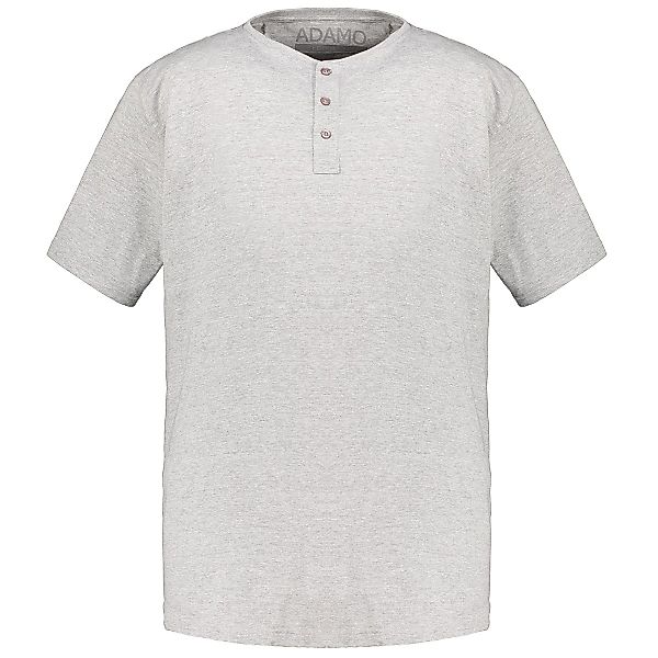 ADAMO T-Shirt mit Serafinokragen Farbe hellgrau Größe: 3XL günstig online kaufen