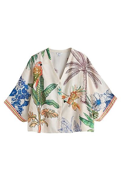 Next Hemdbluse Durchgeknöpftes Oberteil mit Stickerei (1-tlg) günstig online kaufen