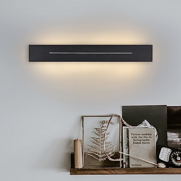 Nettlife LED Wandleuchte Innen Schwarz 100/60/30CM günstig online kaufen