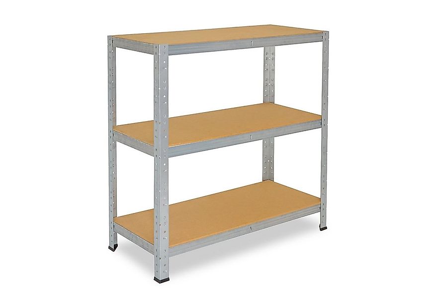 shelfplaza Schwerlastregal HOME, 100x120x50cm verzinkt, 3 Böden, Kellerrega günstig online kaufen