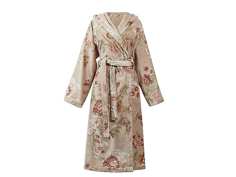 PiP Studio Bademantel Secret Garden Bademantel khaki L (1Stück), 100% Baumw günstig online kaufen