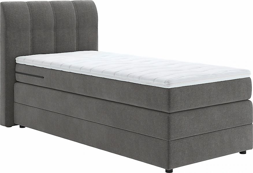 Home affaire Boxspringbett "Finja" besonders komfortable Liegehöhe, mit pra günstig online kaufen