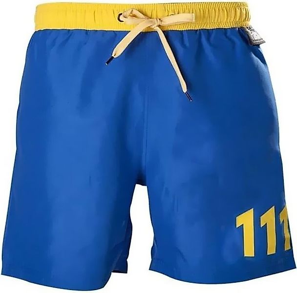 Fallout Badehose FALLOUT Swimshorts Badeshorts blau Vault 111 S M L XL Kord günstig online kaufen