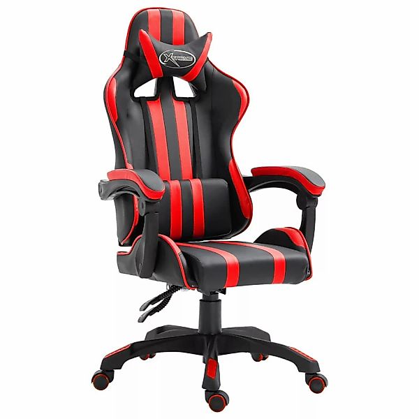 vidaXL Gaming-Stuhl Rot Kunstleder günstig online kaufen