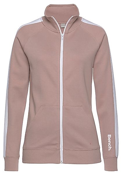 Bench. Loungewear Sweatjacke, mit Seitenstreifen und Stehkragen, Loungewear günstig online kaufen