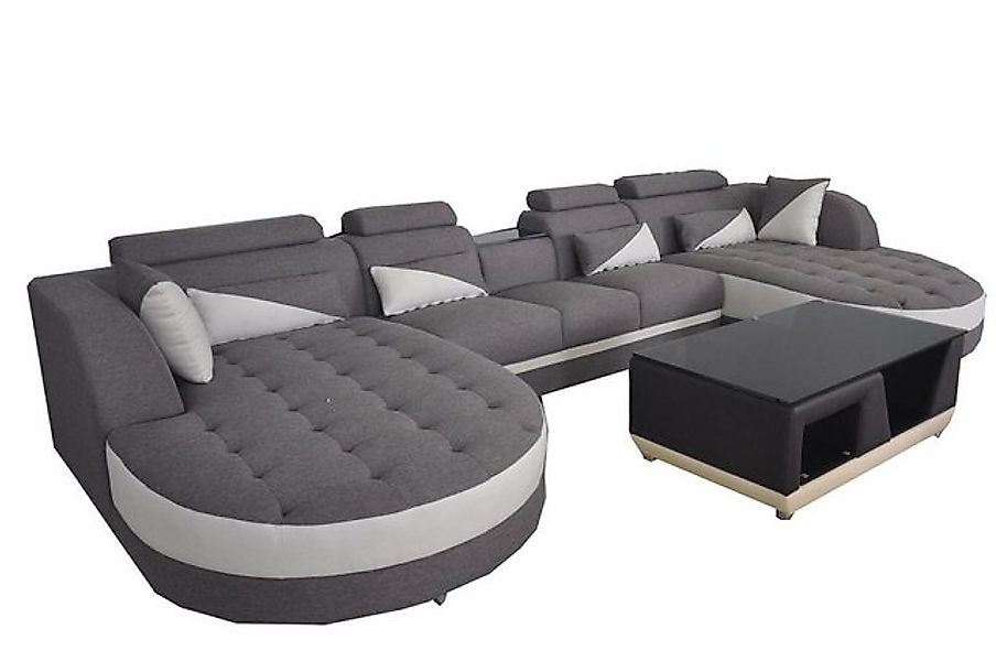 Xlmoebel Sofa Moderne Stoff-Couch mit Polsterung und Wohnlandschaft + Eckso günstig online kaufen