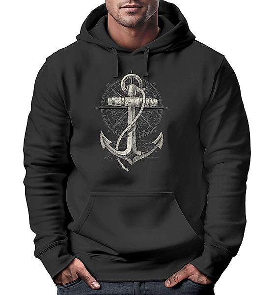 Neverless Hoodie Hoodie Herren Print Aufdruck günstig online kaufen