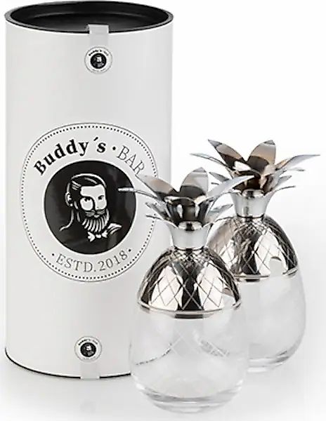 Buddy's Becher »Buddy´s Bar« 2 Ananas Cocktail Becher, 350 ml, Pineapple Mu günstig online kaufen