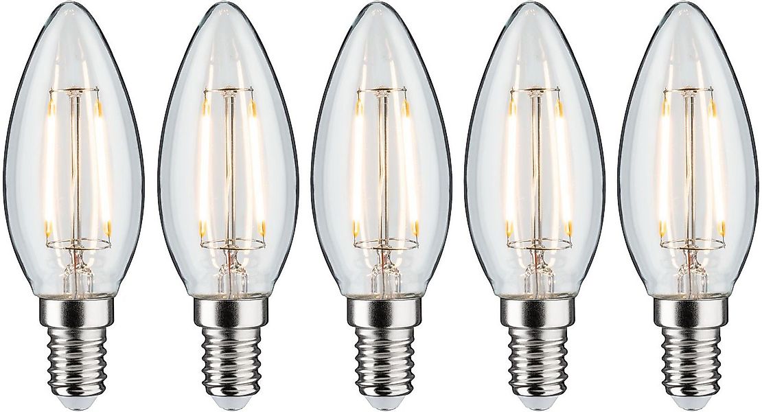 Paulmann LED-Filament 5er Pack 2,6W Kerze günstig online kaufen