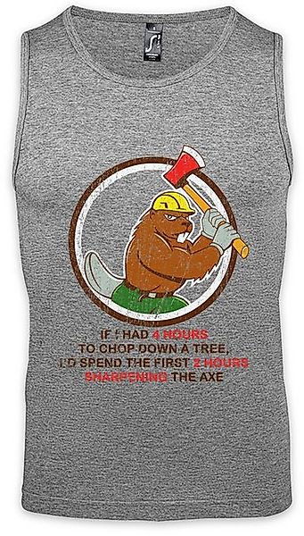 Urban Backwoods Tanktop Chop Down A Tree Ärmelloses T-Shirt Holzfäller Axt günstig online kaufen