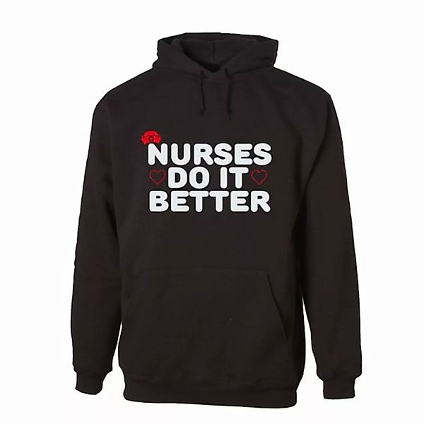 G-graphics Hoodie Nurses do it better mit trendigem Frontprint, Aufdruck au günstig online kaufen