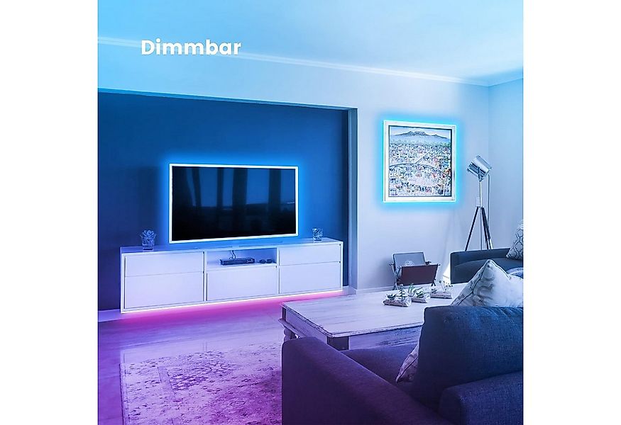 Athlix LED Lichtleiste LED Strip Streifen Selbstklebend mit Fernbedienung A günstig online kaufen