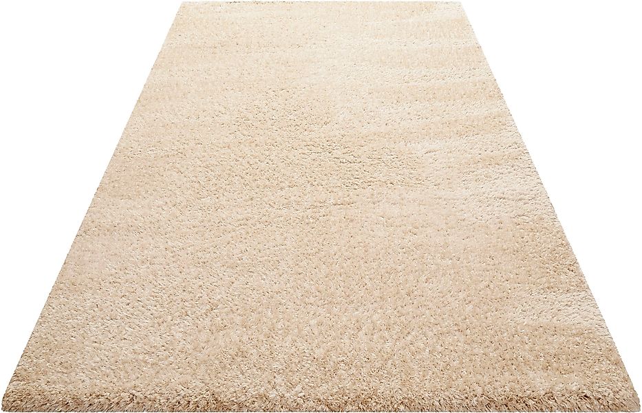 Wecon home Basics Hochflor-Teppich "Smilla" rechteckig 50 mm Höhe Wohnzimme günstig online kaufen