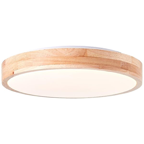 LED Deckenleuchte Slimline in Natur-hell und Weiß 14W 1300lm günstig online kaufen