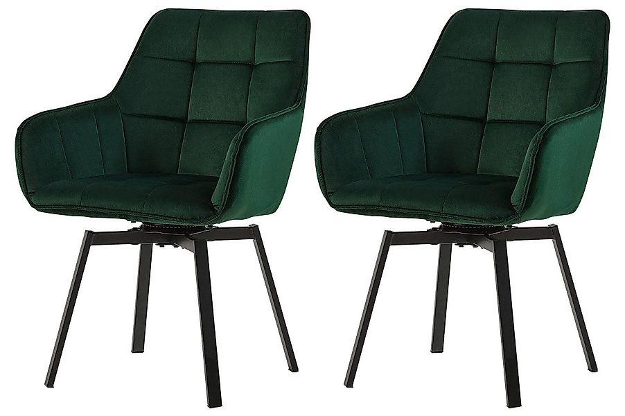 Ofcasa Esszimmerstuhl Drehstuhl (2er Set), Gepolsterter günstig online kaufen