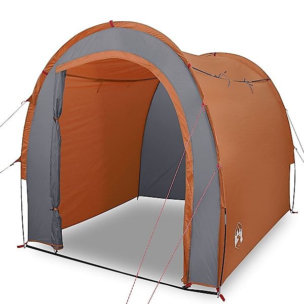 vidaXL Kuppelzelt Beistellzelt Orange Wasserdicht, (1 günstig online kaufen