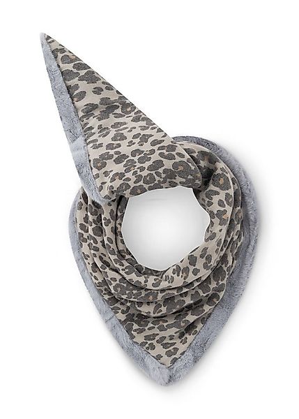 Codello Dreieckstuch, (1-St), mit Teddyfellrückseite mit Leo-Muster günstig online kaufen