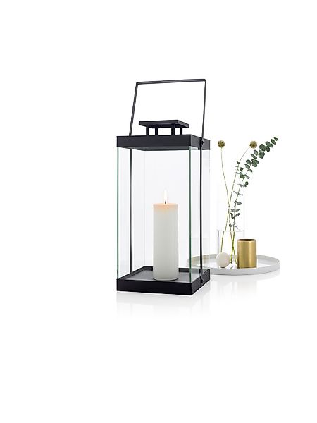 blomus Kerzenlaterne Blomus Laterne -FINCA- Black - Size L günstig online kaufen