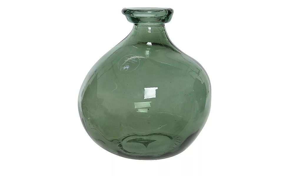 Vase ¦ grün ¦ Glas  ¦ Maße (cm): H: 18  Ø: 16 Accessoires > Vasen - Höffner günstig online kaufen
