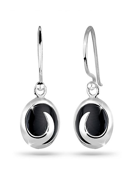 Elli Paar Ohrhänger Onyx Wellen Edelstein günstig online kaufen