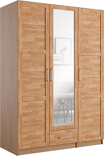 Home affaire Kleiderschrank "Sabrina, natürlicher Landhausstil, mit Innenau günstig online kaufen