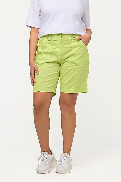 Ulla Popken Funktionshose Cargo-Bermuda Komfortbund 4-Pocket-Schnitt günstig online kaufen