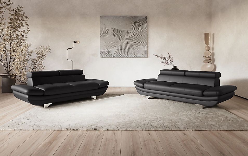 COTTA 2-Sitzer »Enterprise«, Big-Sofa, mit Armteilverstellung & Kopfteilver günstig online kaufen