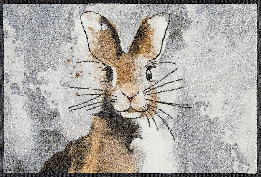 wash+dry by Kleen-Tex Fußmatte "Hopps" rechteckig 7 mm Höhe Schmutzfangmatt günstig online kaufen