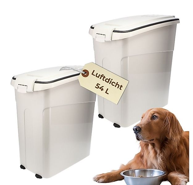 GarPet Futterbehälter 2x Futtertonne Luftdicht Deckel Pferd Hunde Futter Au günstig online kaufen