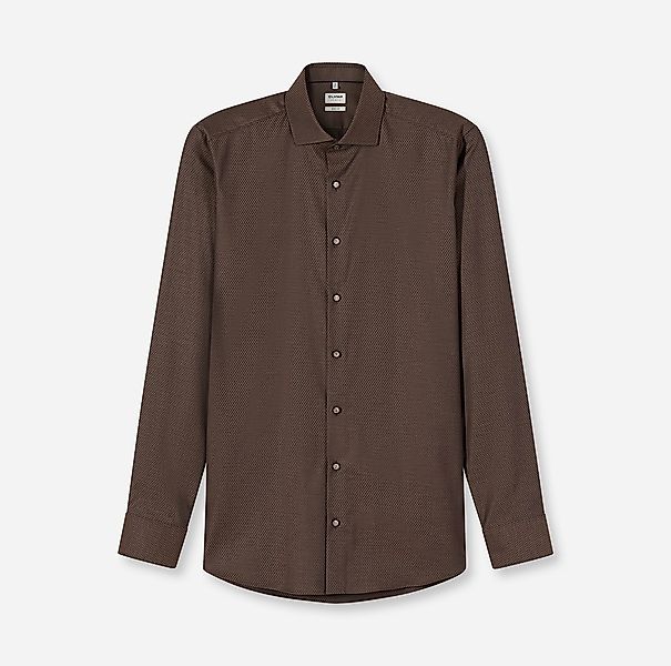 OLYMP Langarmhemd "Level 5" Businesshemd, body fit, Royal-Kentkragen, unifa günstig online kaufen