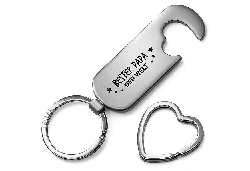 FABACH Schlüsselanhänger Flaschenöffner und Gravur - Bester Papa der Welt - günstig online kaufen