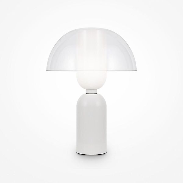 Tischleuchte Memory in Weiß und Transparent E14 günstig online kaufen