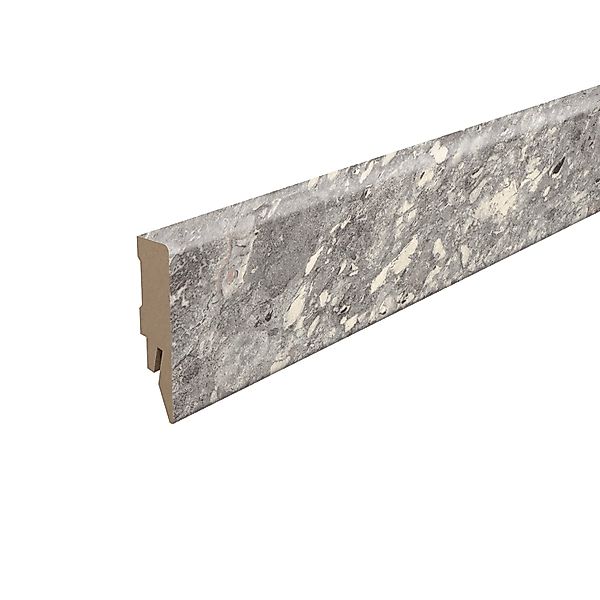 Egger Sockelleiste L666 Kubisch für Fußboden Triestino 6 cm Terrazzo Grau günstig online kaufen