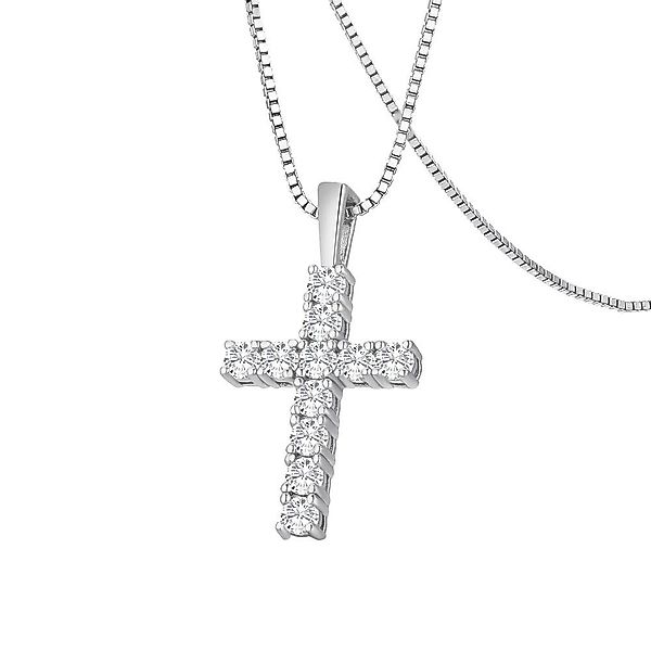 ROUGEMONT Kette mit Anhänger Luxus Moissanit günstig online kaufen