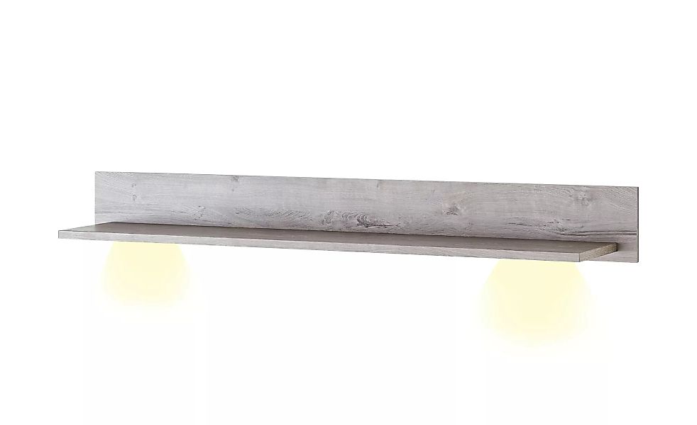 Wandregal 150cm inkl. LED-Beleuchtung GRANADA von Wohn-Concept Weiß superma günstig online kaufen